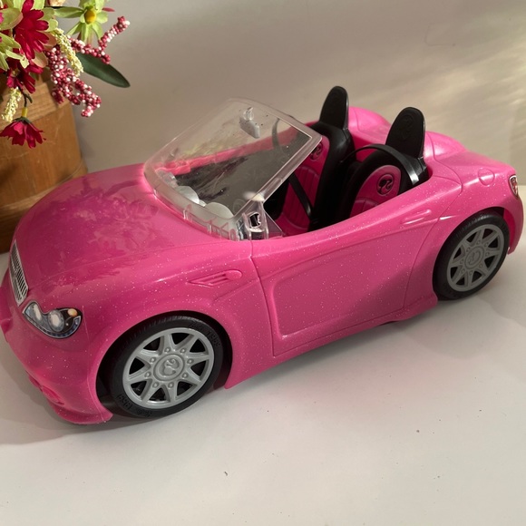 A Lot Of 2 Barbie Items 2014 mattel battery operated  horse 2013 Barbie Pink Car - Picture 6 of 15